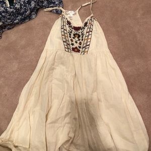 Boho embroidered dress